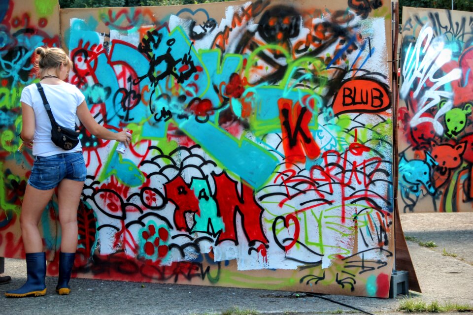 Colorful art sprayer