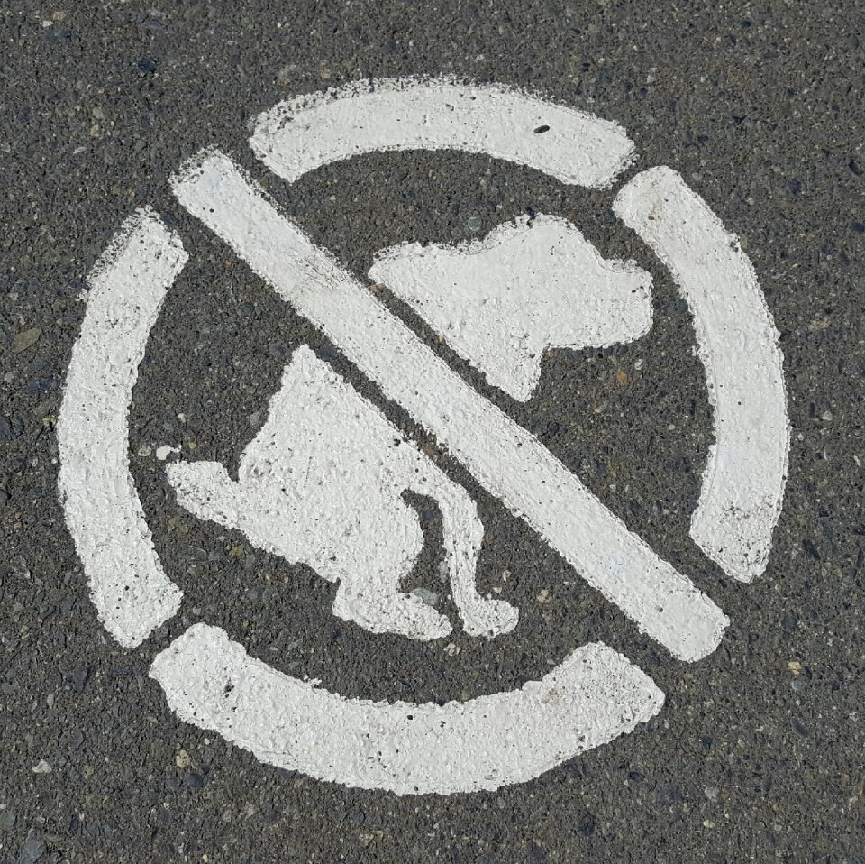 Crapping forbidden