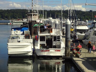 Boats dock pacific northwest