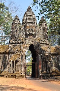 Hinduism khmer temple complex photo