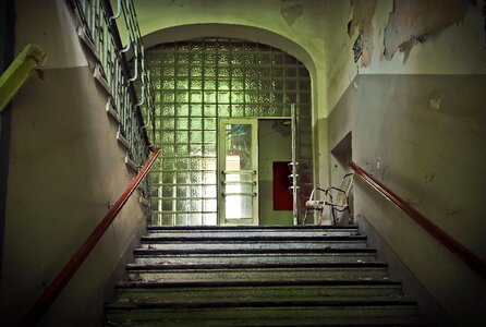 Abandoned ruin building photo