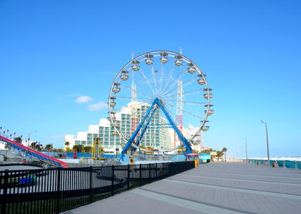 Amusement rides ferris wheel photo