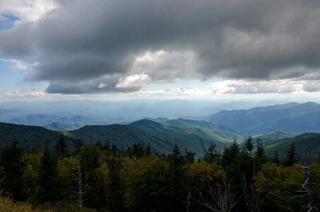 National park clingmans dome view