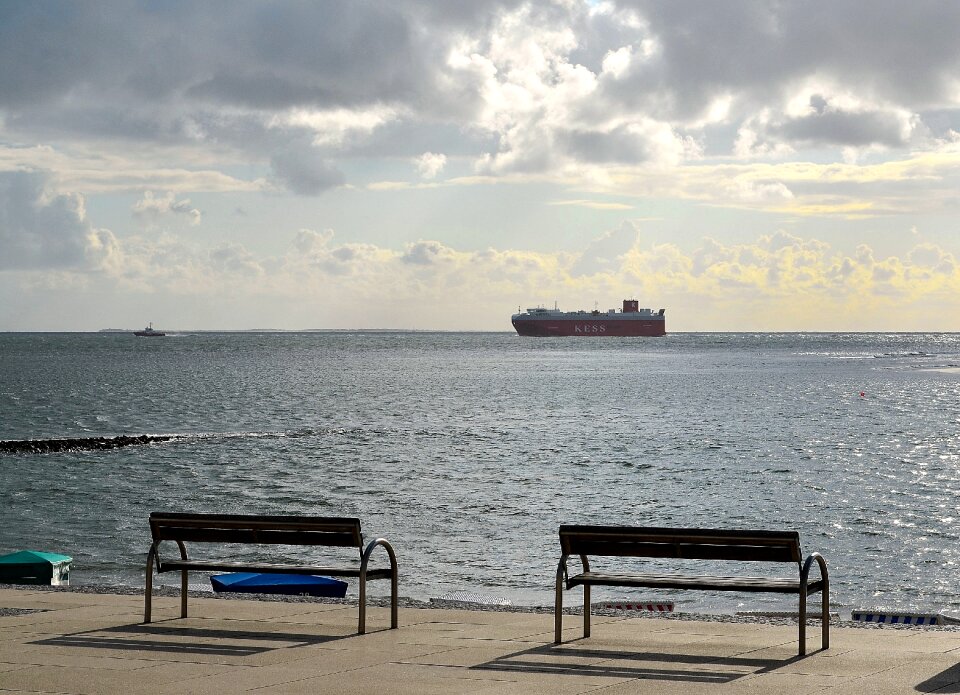 Borkum frachtschiff mood