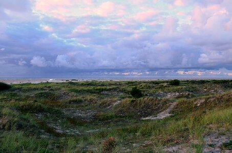 Twilight abendstimmung north sea photo