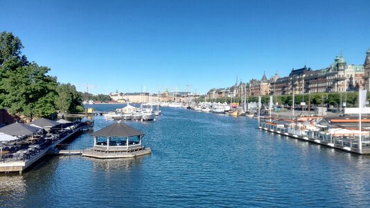 Water boats sky