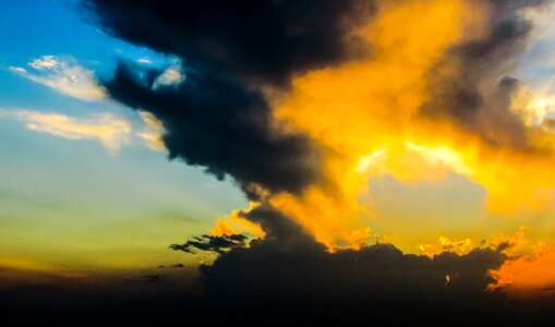 Palette sky clouds cloudscape photo