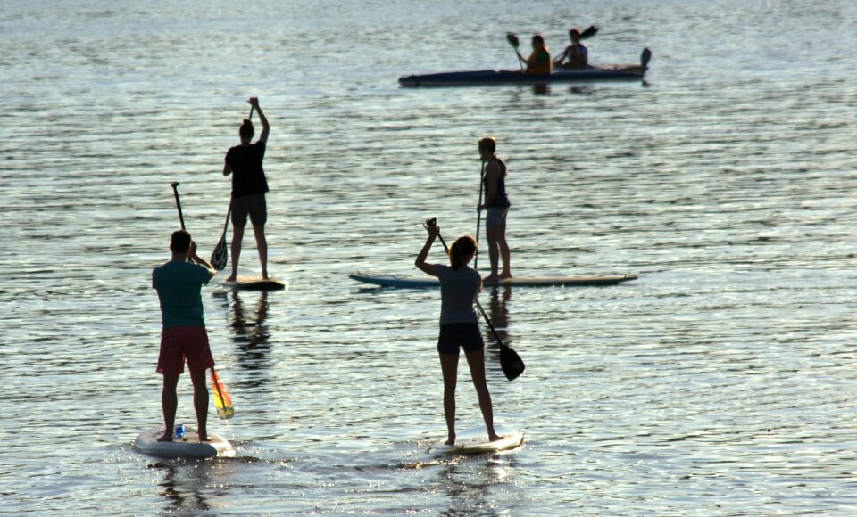 Winterhude alster standup paddle