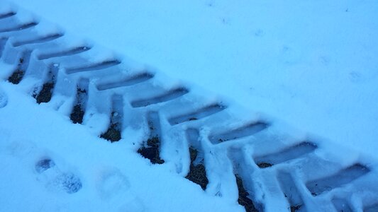 Snow winter trail
