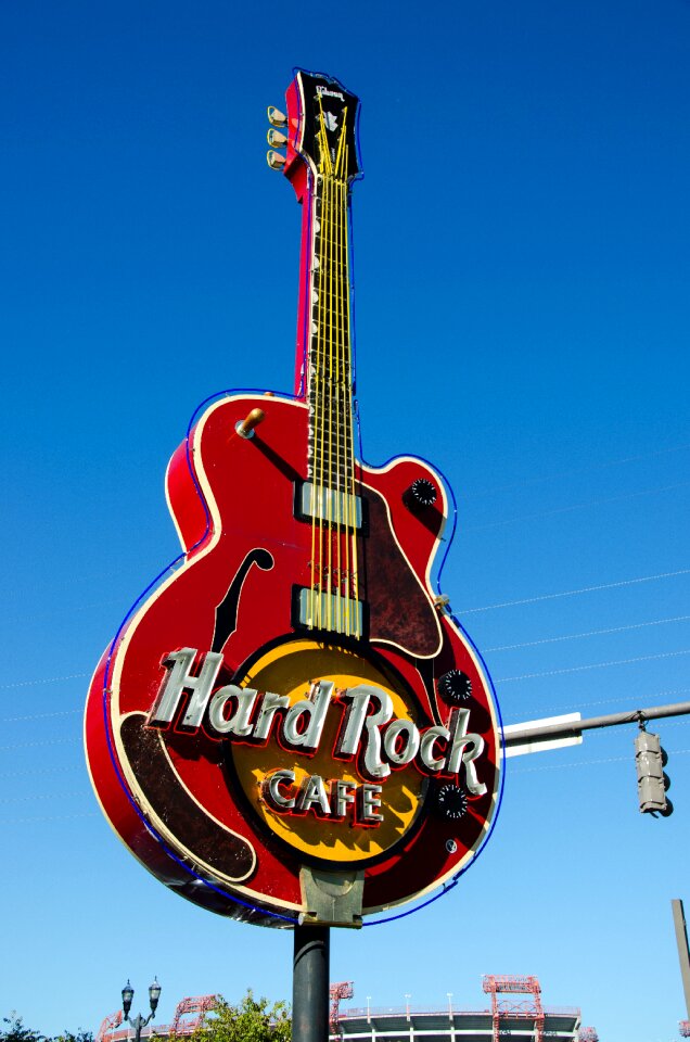 Tennesse guitar hard rock cafe photo