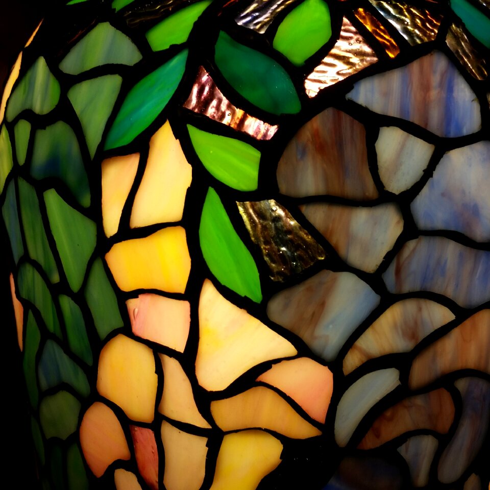 Stained colorful pattern