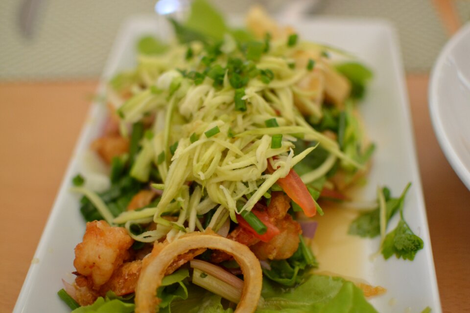 Gourmet squid rings thailand cuisine