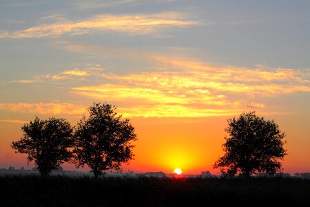 Sky morgenstimmung dawn photo