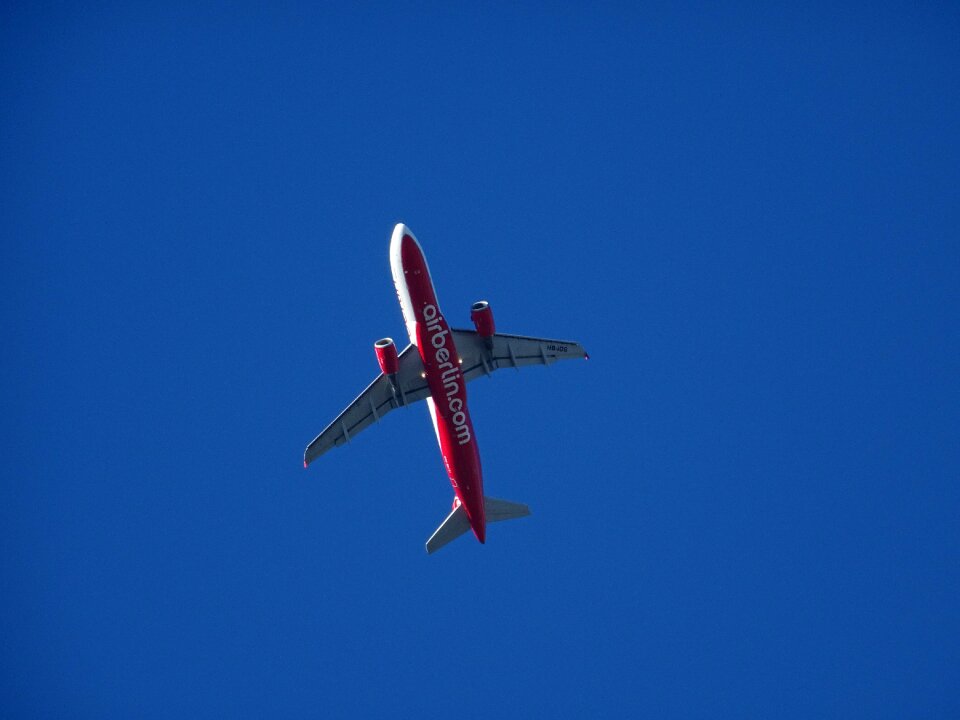 Airline sky blue photo