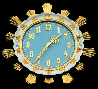 Time indicating time of clock face