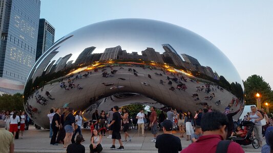 Chicago bean chicago beans illinois photo