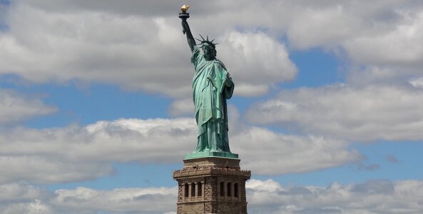 Usa new york city liberty island