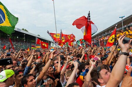 Formula 1 people podium