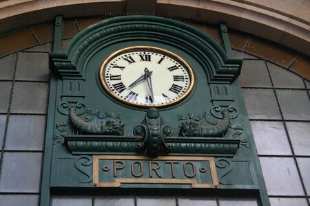 Clock time portugal photo