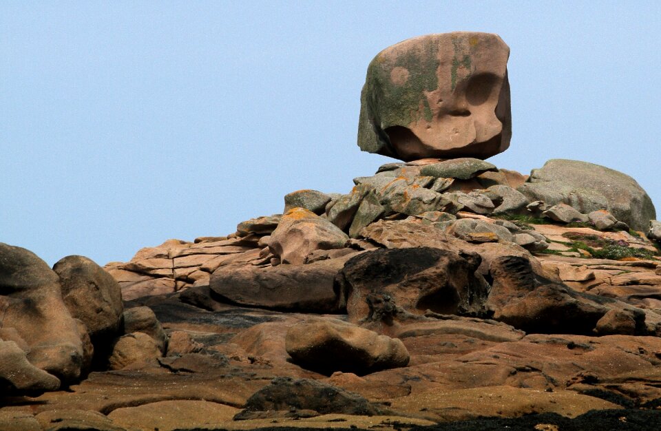 Sand brittany coast granite