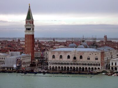 Doge's palace campanile venezia