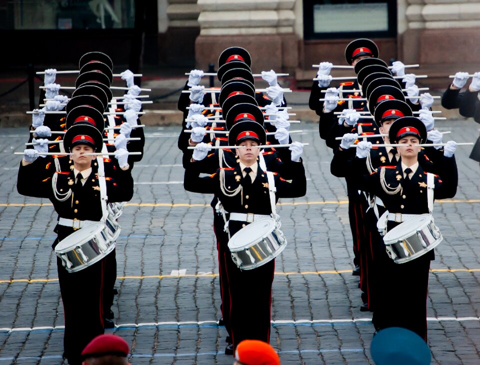 Parade drummers musicians