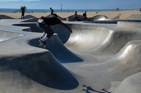 Skater venice beach skating