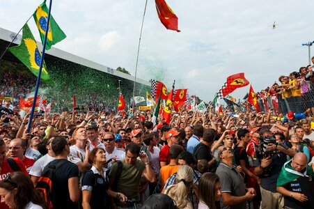 Formula 1 people podium