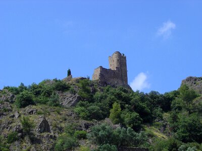 France cathar castle ruin