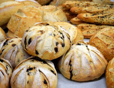 Bread chocolate the bakery