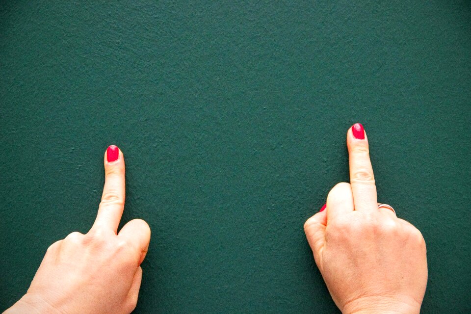 Wallpaper background middle finger