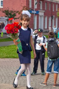 First-grader flowers granddaughter