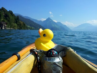 Squeak duck quietschentchen boat