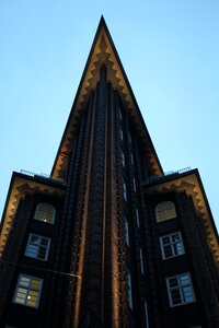 Front hamburg building