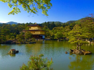 Japan temple of the golden pavilion vision
