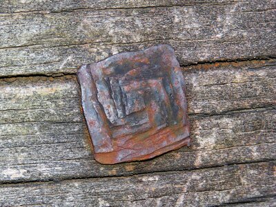 Background wood iron