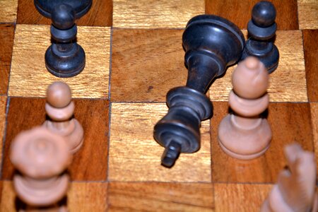 Challenge chess pieces photo