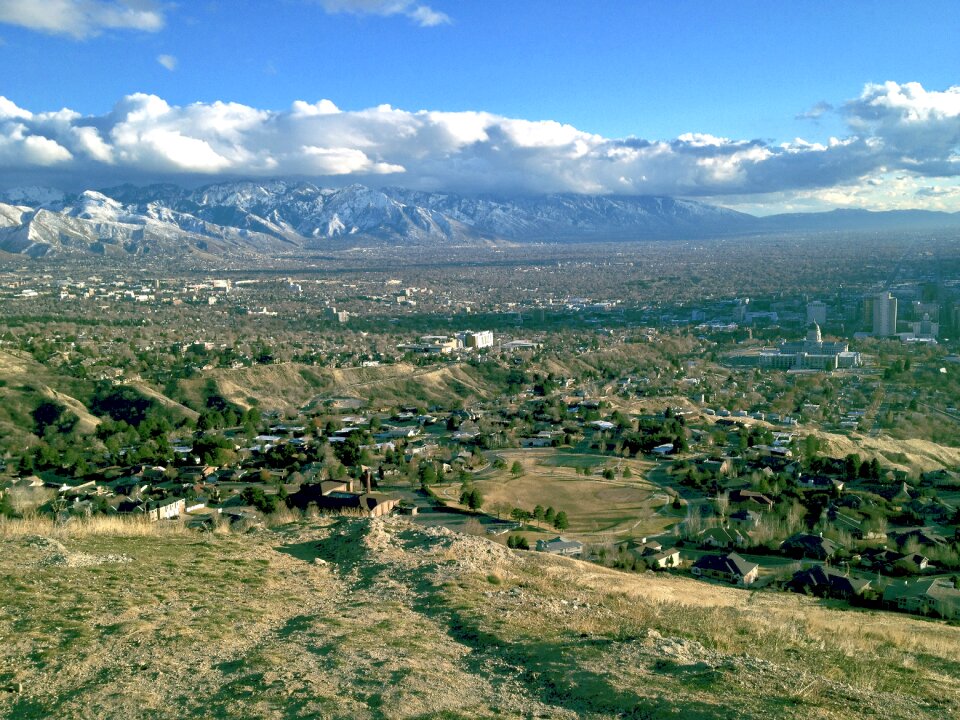Salt lake city mormon mountain