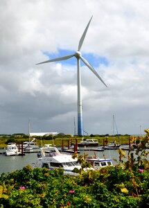 Wind energy wind power borkum harbor