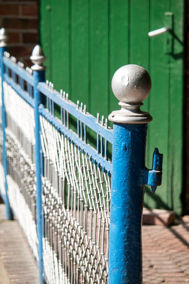 Post fence post door