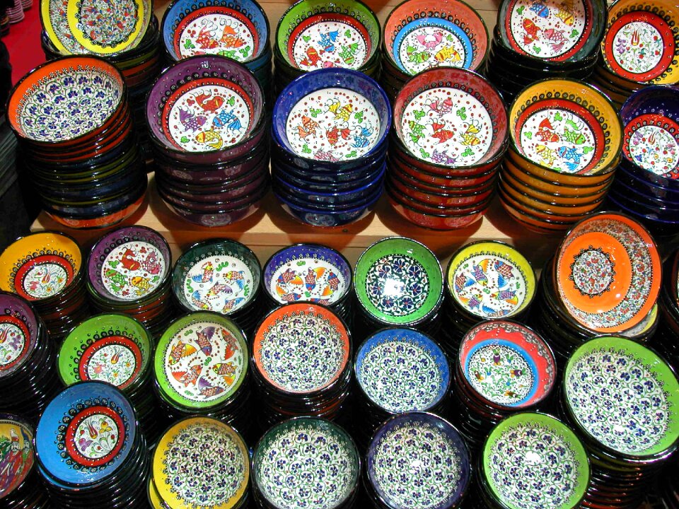 Turkey market plate