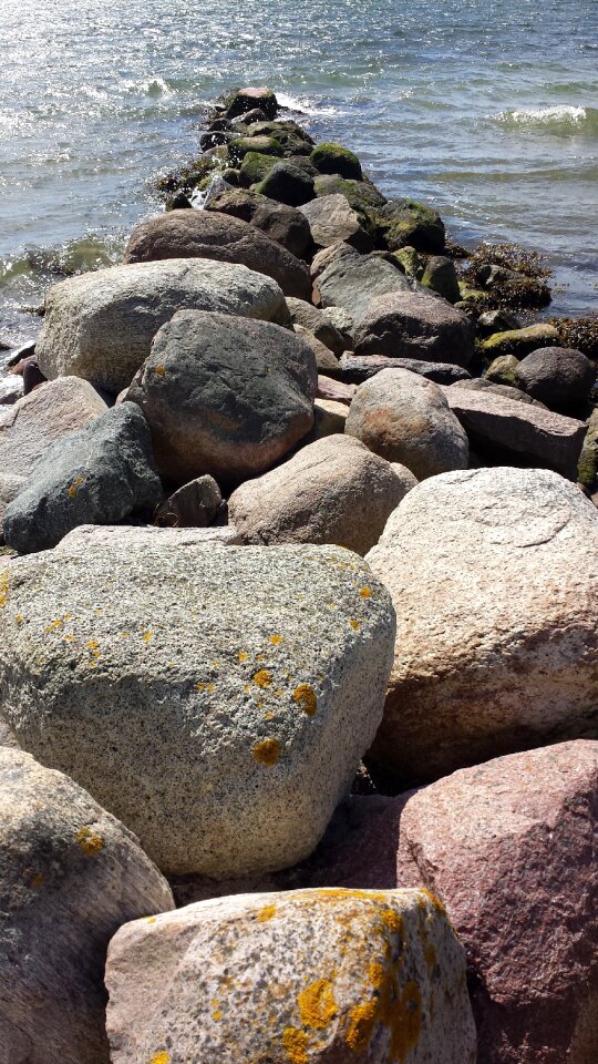 Stones rock sea