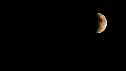 Lunar eclipse photo
