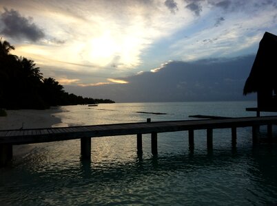 Maldives hotel landscape