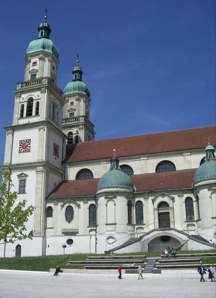 Baroque double tower spires