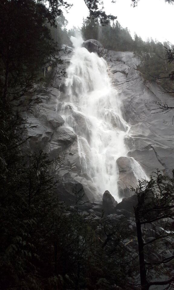 Rocks waterfall park