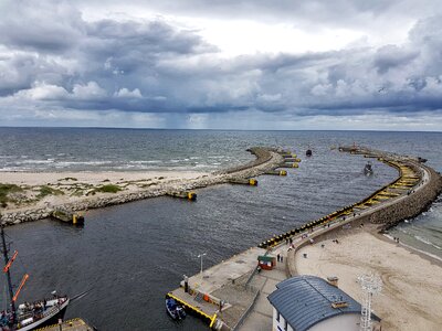 Poland the baltic sea wind photo