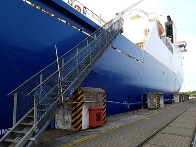 Freighter gangway maritime