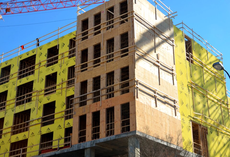 Apartment building architecture urban photo