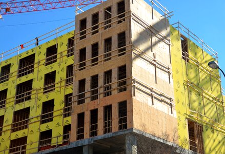 Apartment building architecture urban photo